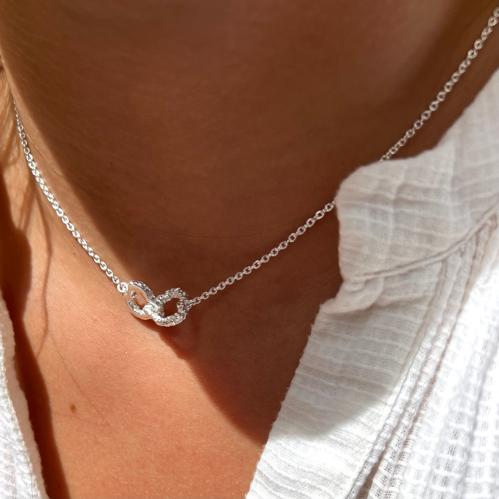 Hugging Heart Necklace