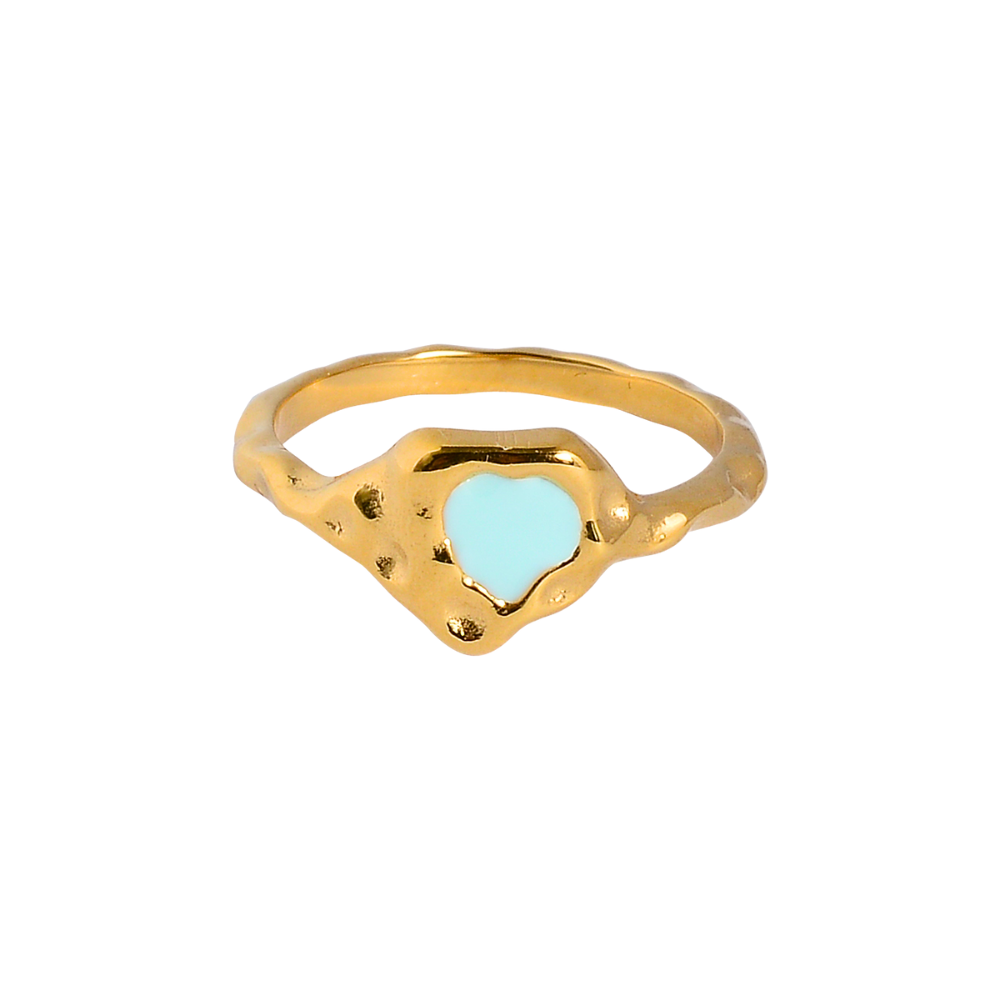 Heart Reef Mint Ring