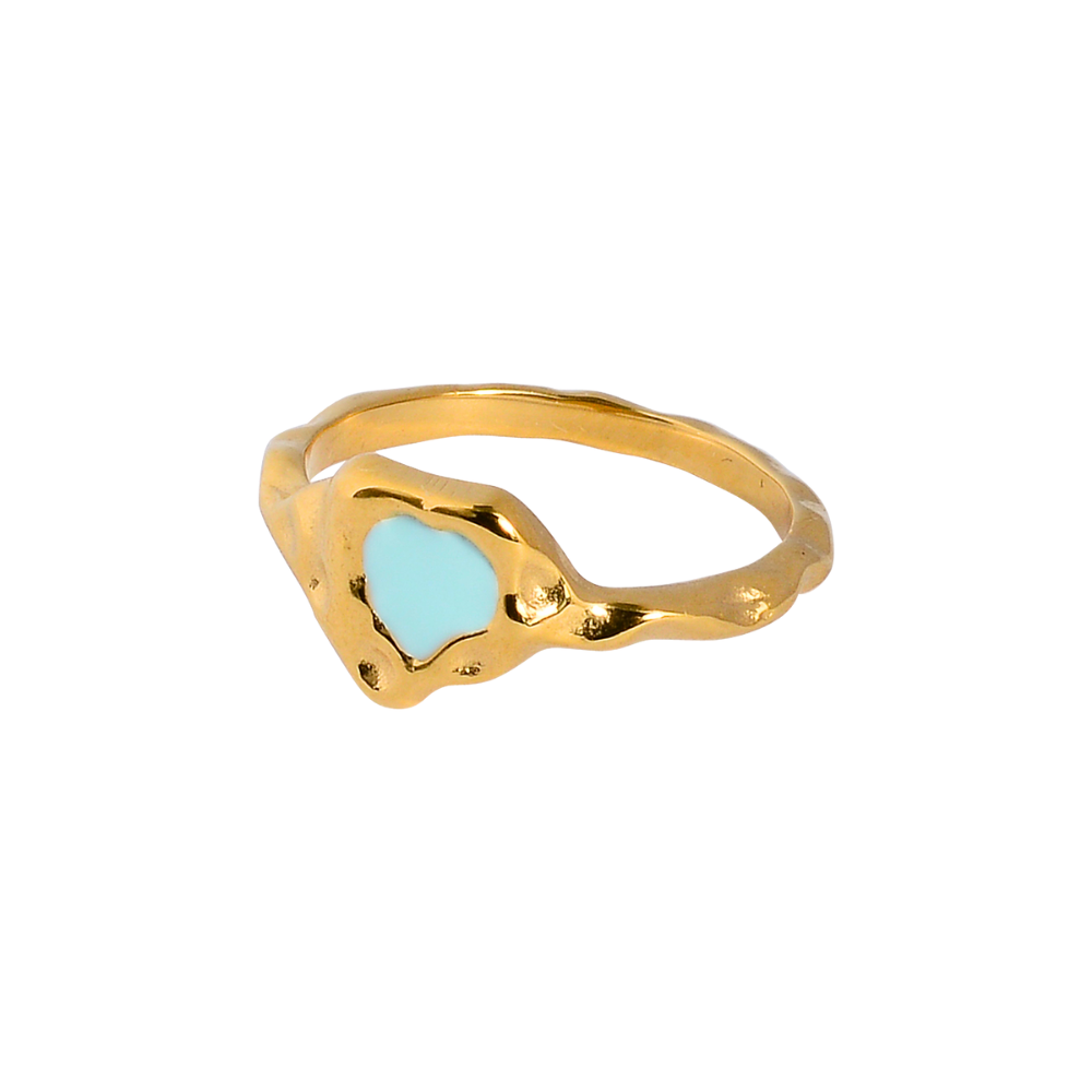 Heart Reef Mint Ring