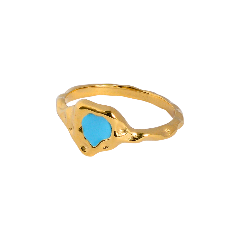 Heart Reef Turquoise Ring