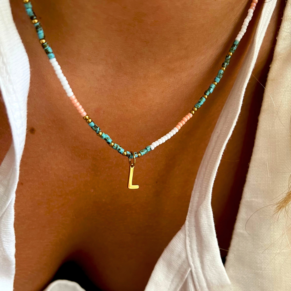 Great Barrier Reef Petite Beaded Necklace