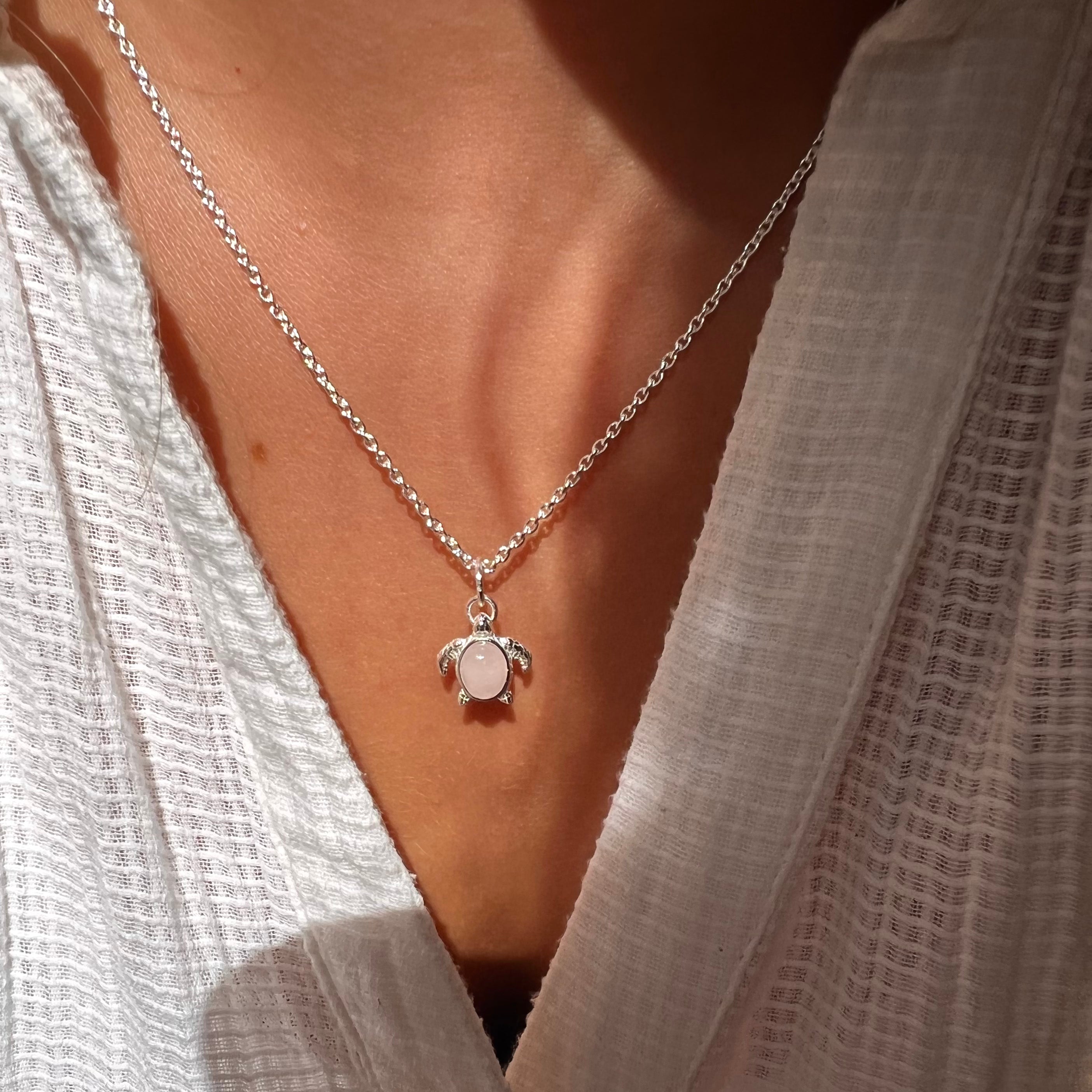 Australian Sea Turtle Stone Necklace