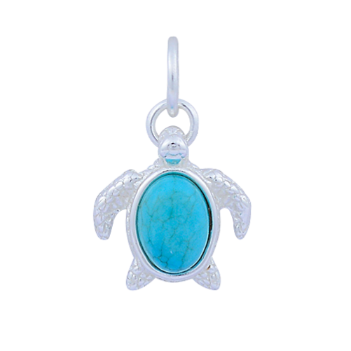Turquoise Stone Sea Turtle