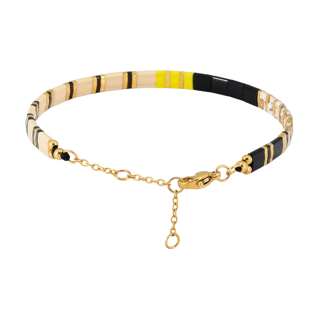 Amur Leopard Classic Beaded Bracelet