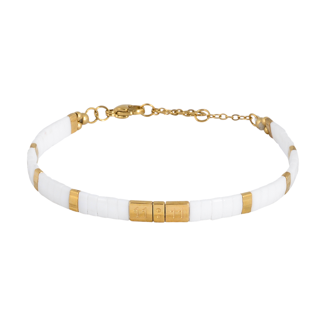 Polar Bear 11:11 Classic Beaded Bracelet