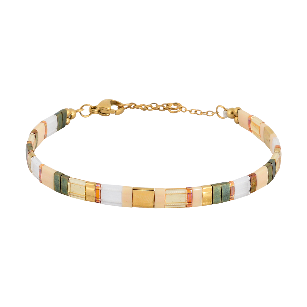 West African Lion Classic Beaded Bracelet