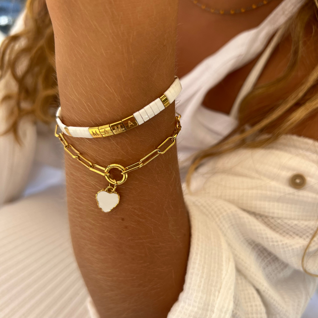 Mama Love Bracelet Stack