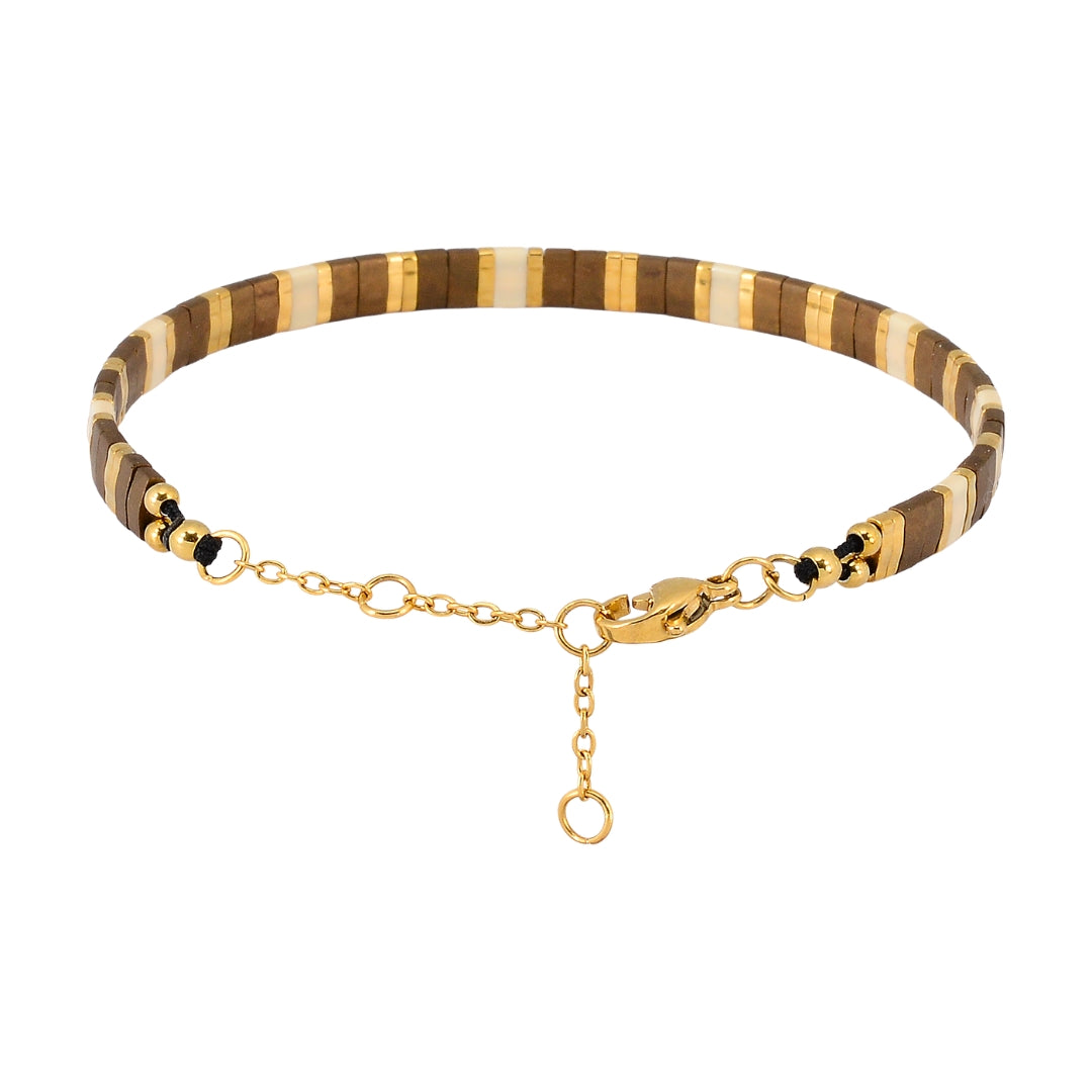 Grizzly Bear Classic Beaded  Bracelet