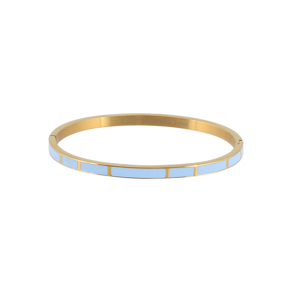 Snow Leopard Bangle