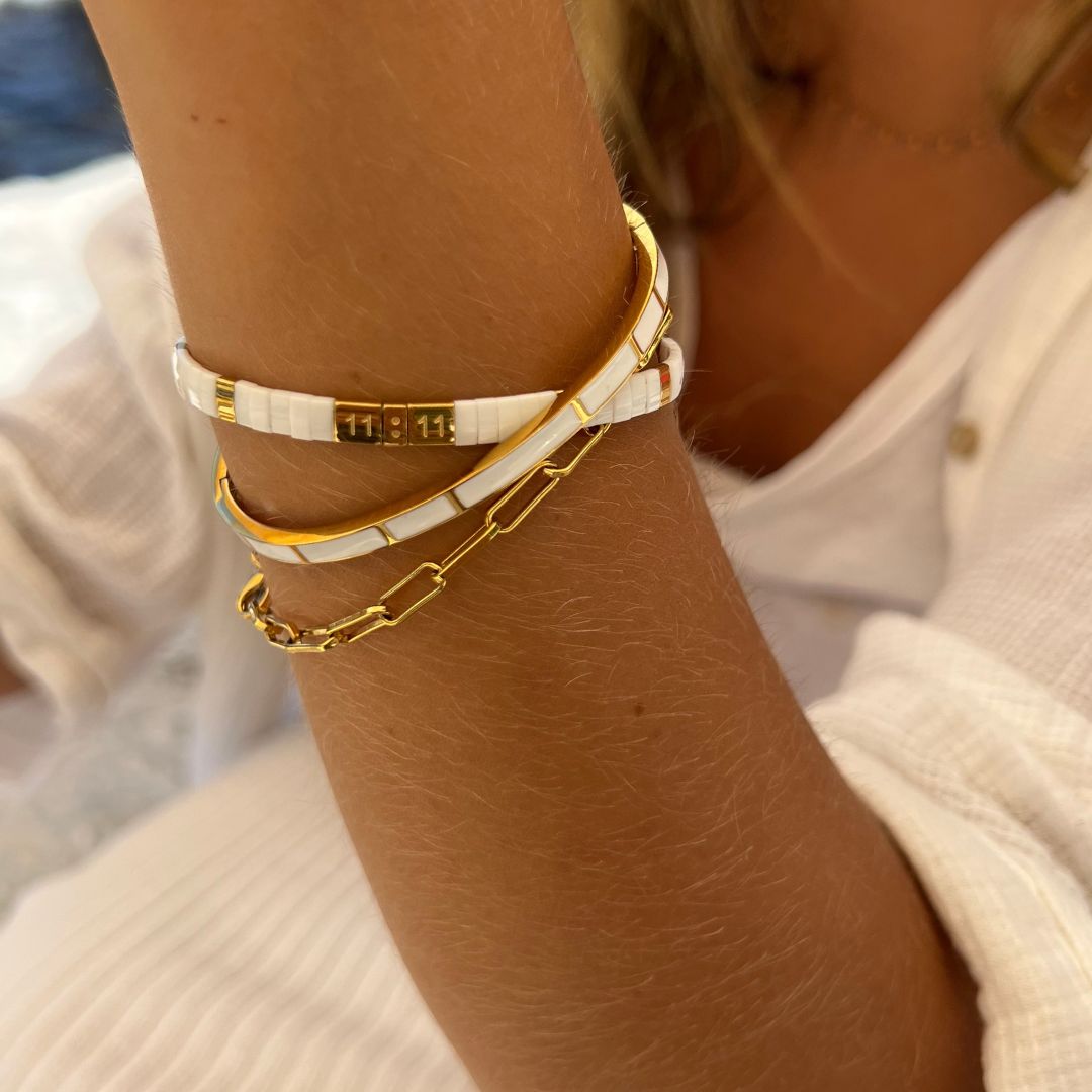 Polar Bear 11:11 Classic Beaded Bracelet