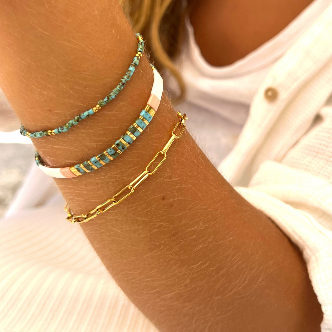 The Heart of the Great Barrier Reef Bracelet Stack
