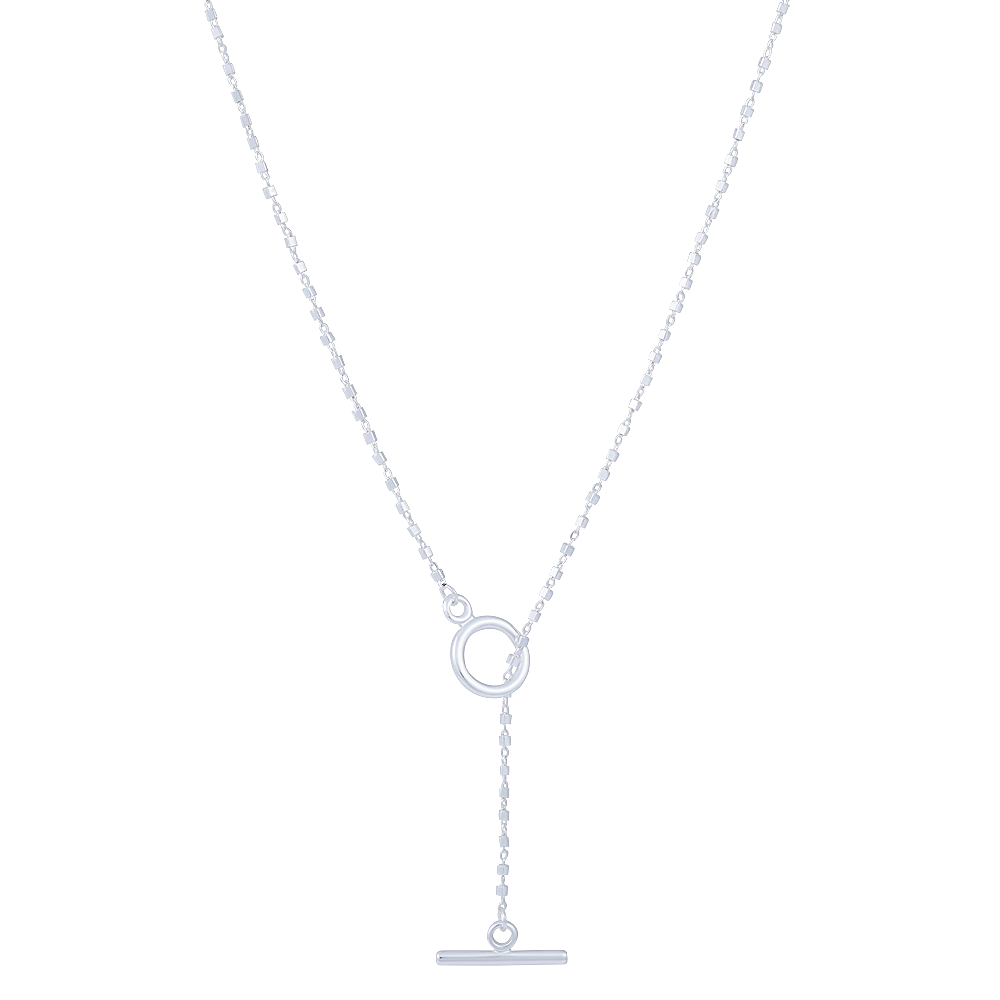 Silver Lariat Necklace