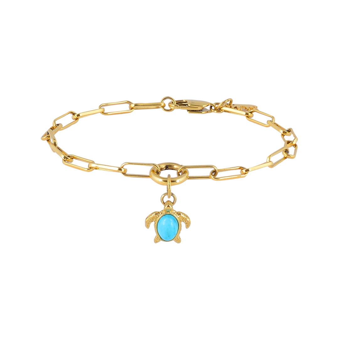 Kemp Ridley Stone Charm Bracelet