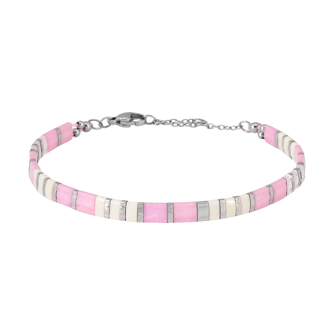 Pink Dolphin Classic Beaded Bracelet