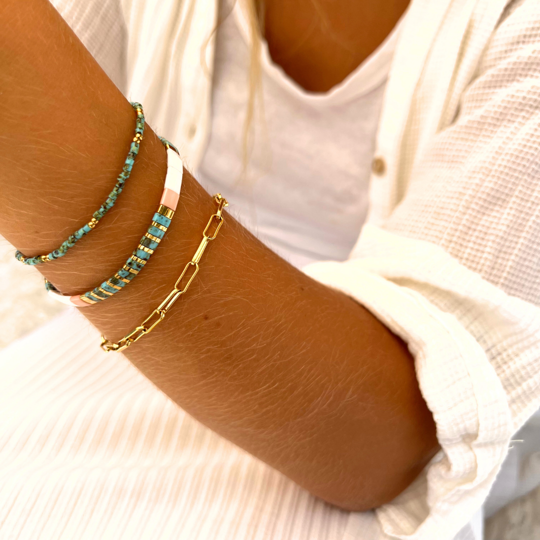 The Heart of the Great Barrier Reef Bracelet Stack