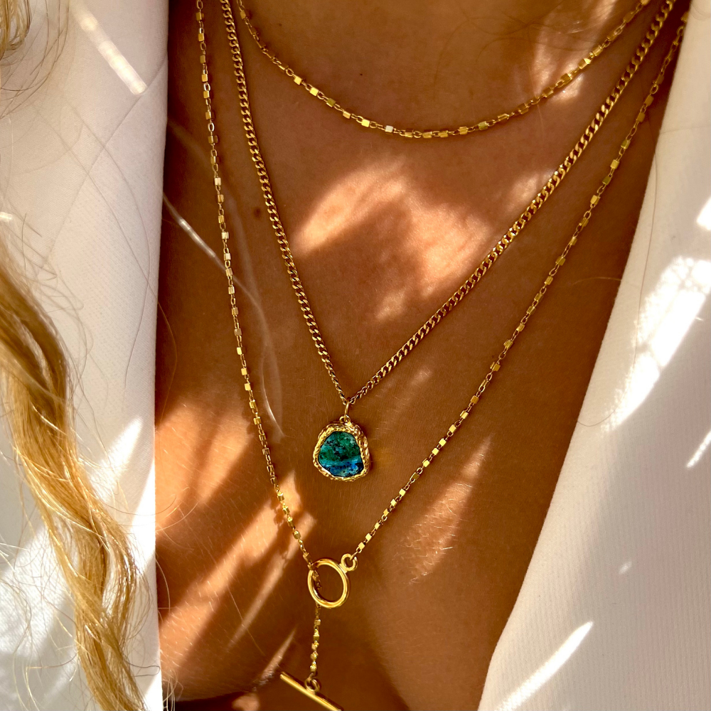 Gold Lariat Necklace