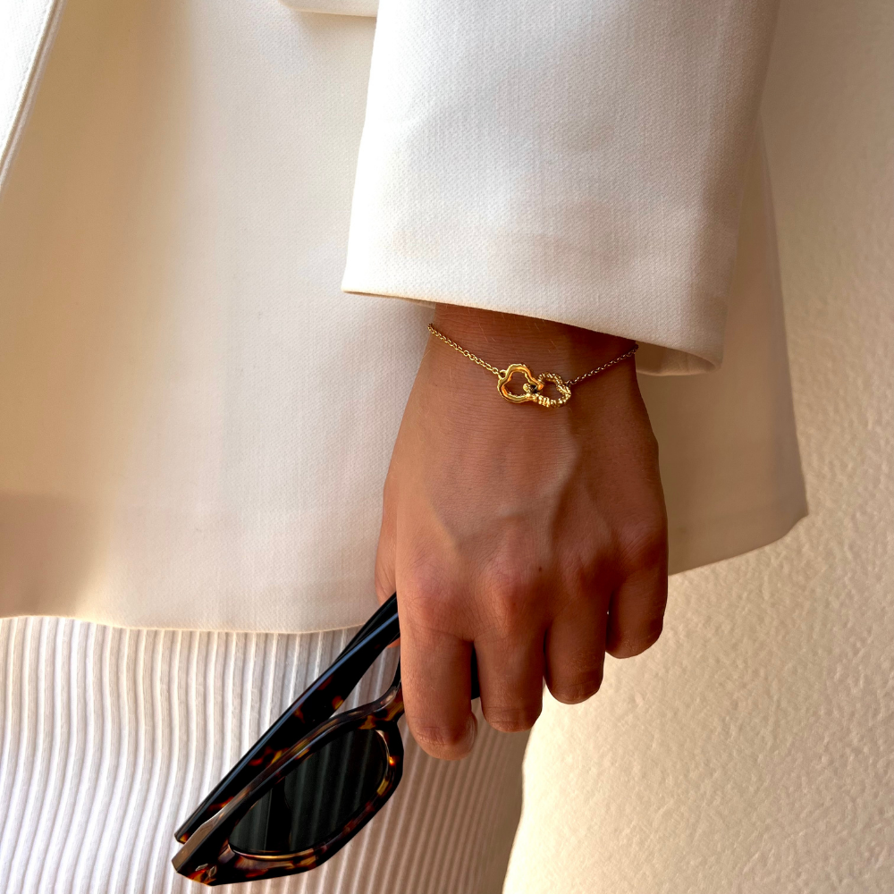 Hugging Heart Bracelet