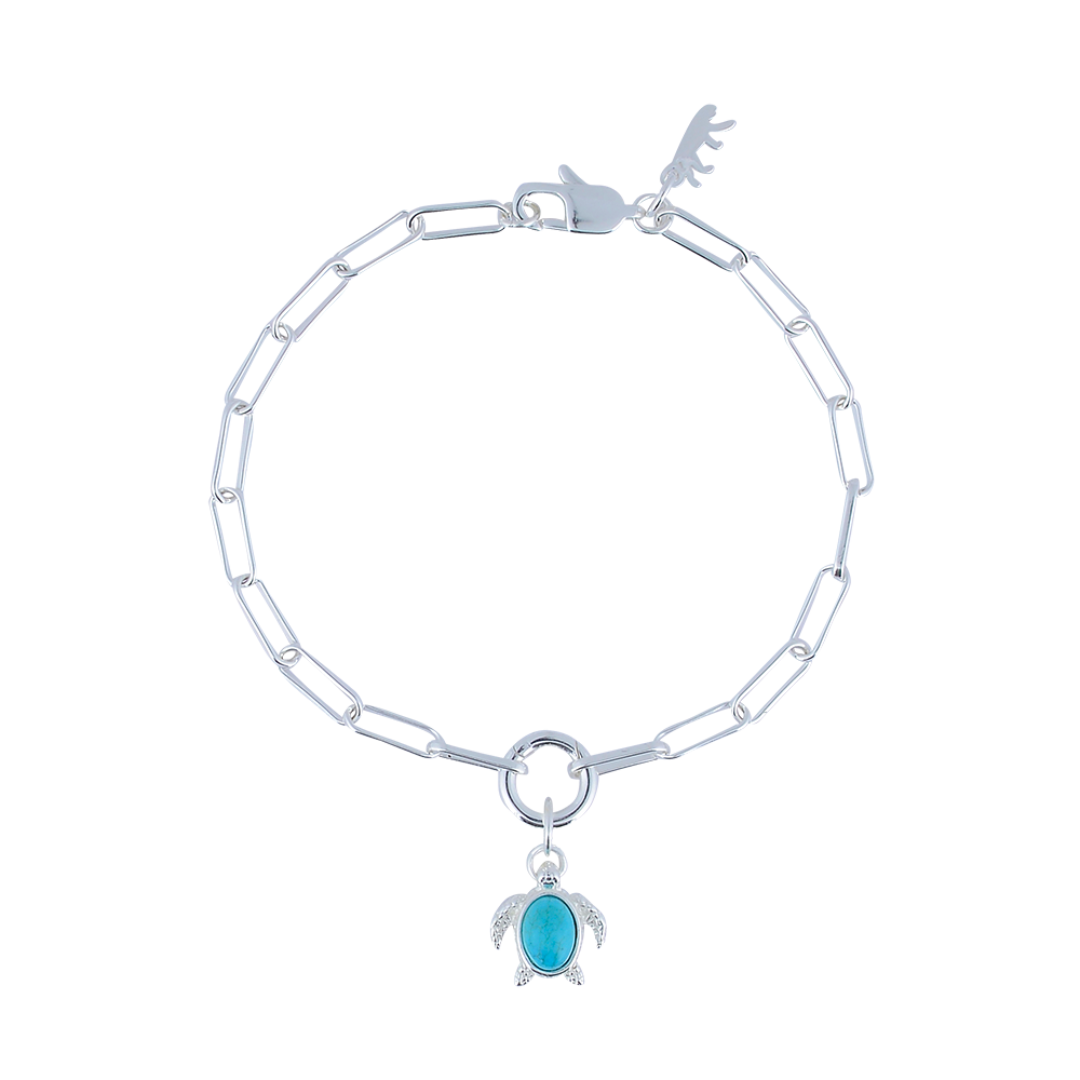 Kemp Ridley Stone Charm Bracelet