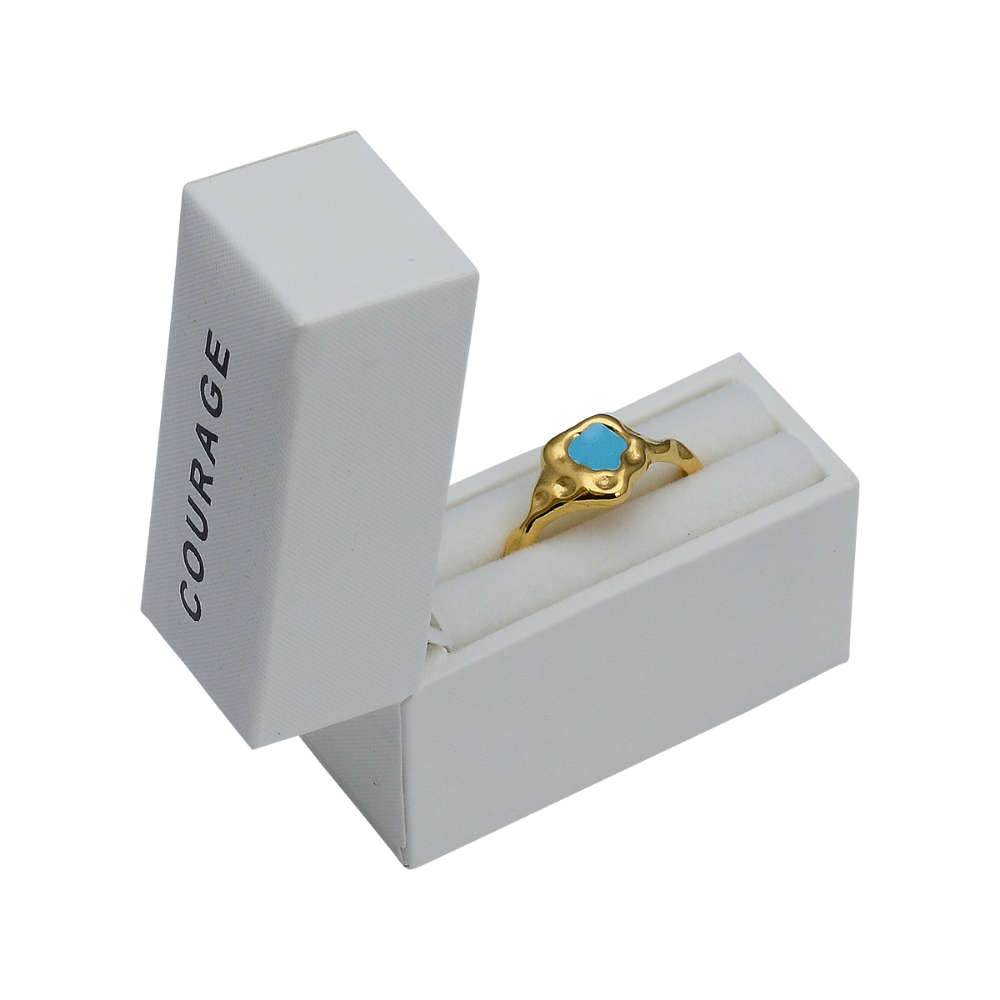 Heart Reef Turquoise Ring