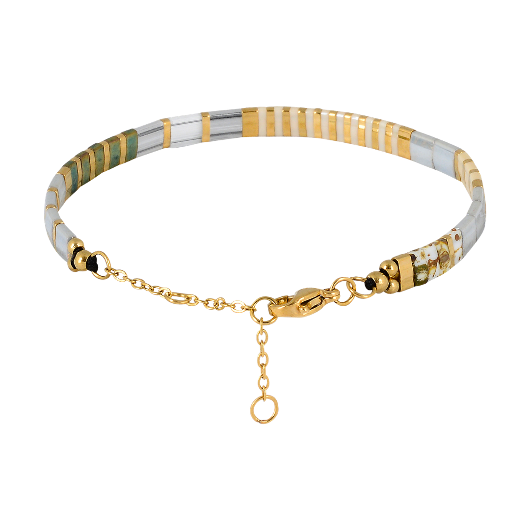 Mexican Wolf Classic Beaded Bracelet