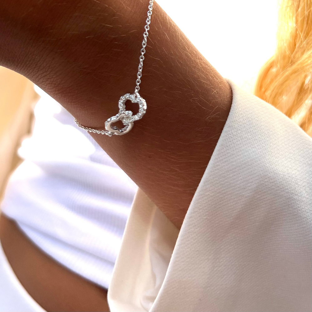 Hugging Heart Bracelet