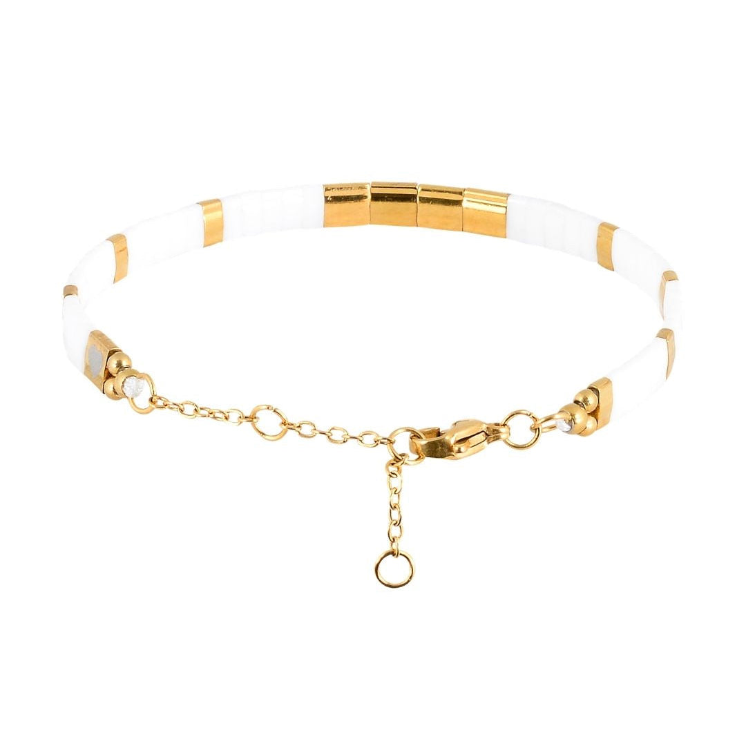 Mama's Heart Classic Beaded Bracelet Stack