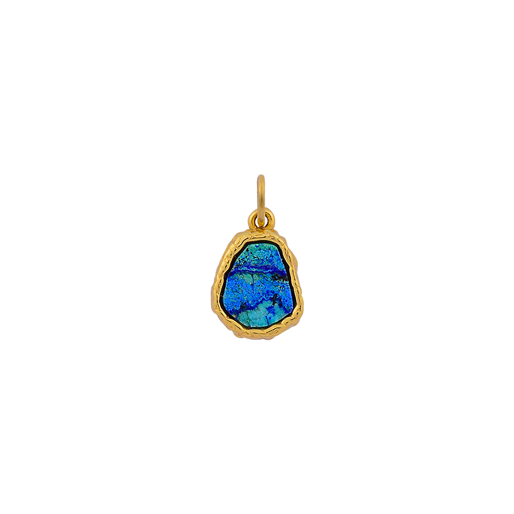 Blue Hole Gold Small Charm