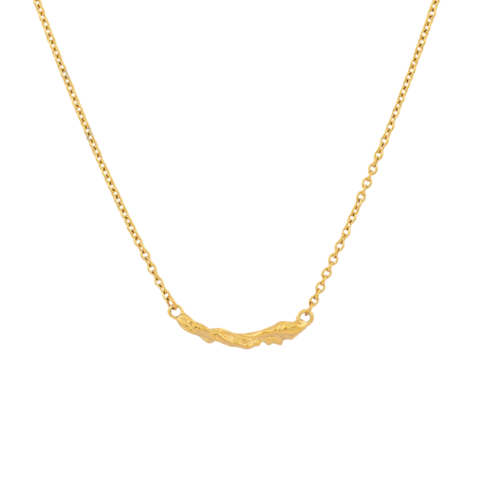 Great Barrier Reef Metal necklace gold