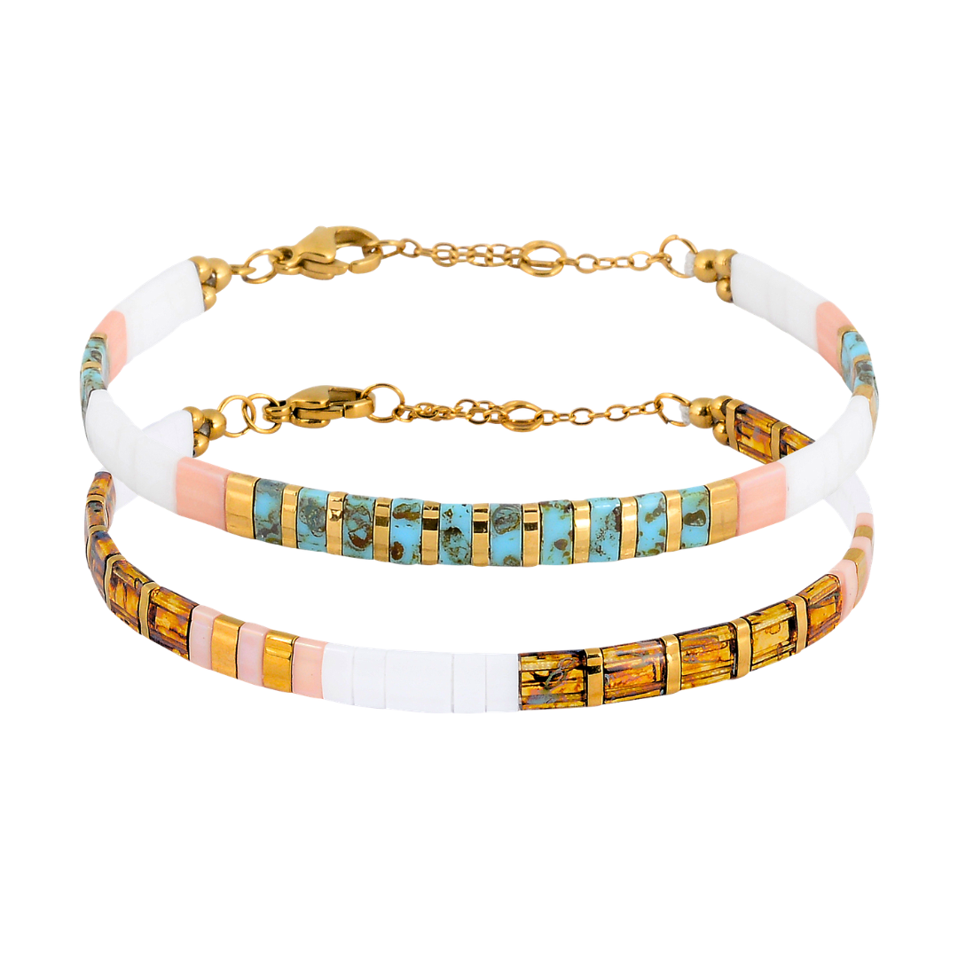 Great Barrier Turtle Bracelet Stack