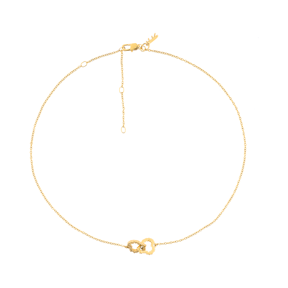 Hugging Heart Necklace