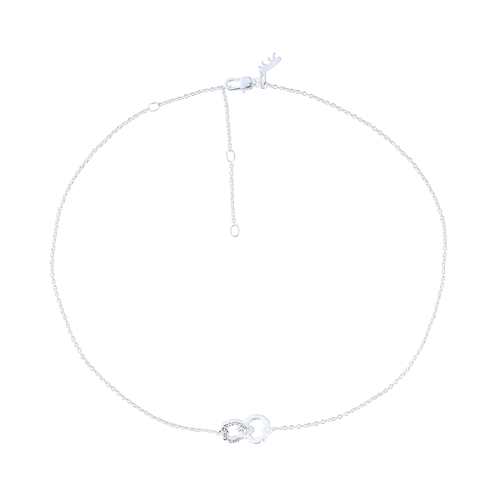 Hugging Heart Necklace