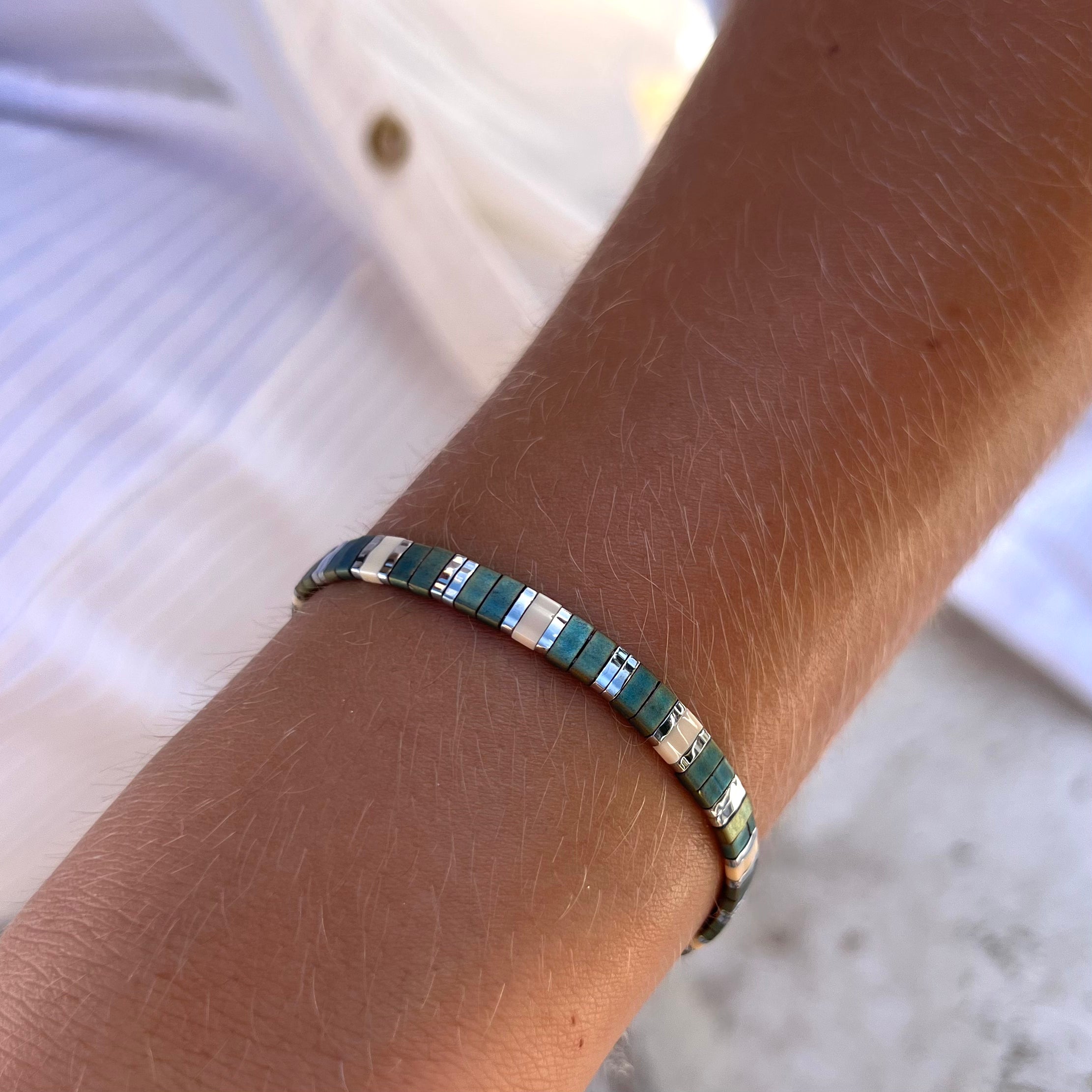 Giant Tortoise Classic Beaded Bracelet