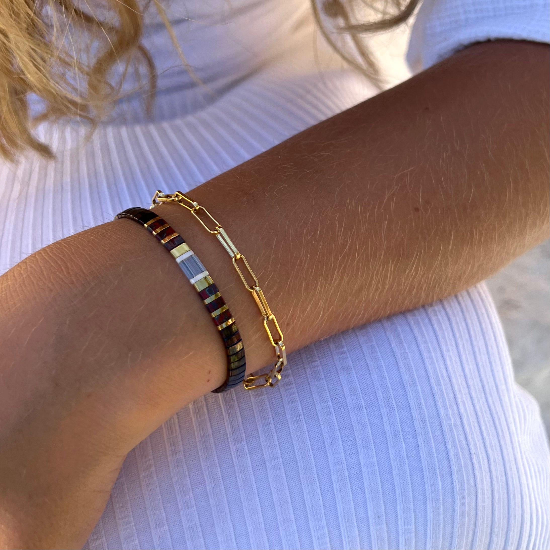 Black Rhino Classic Beaded Bracelet