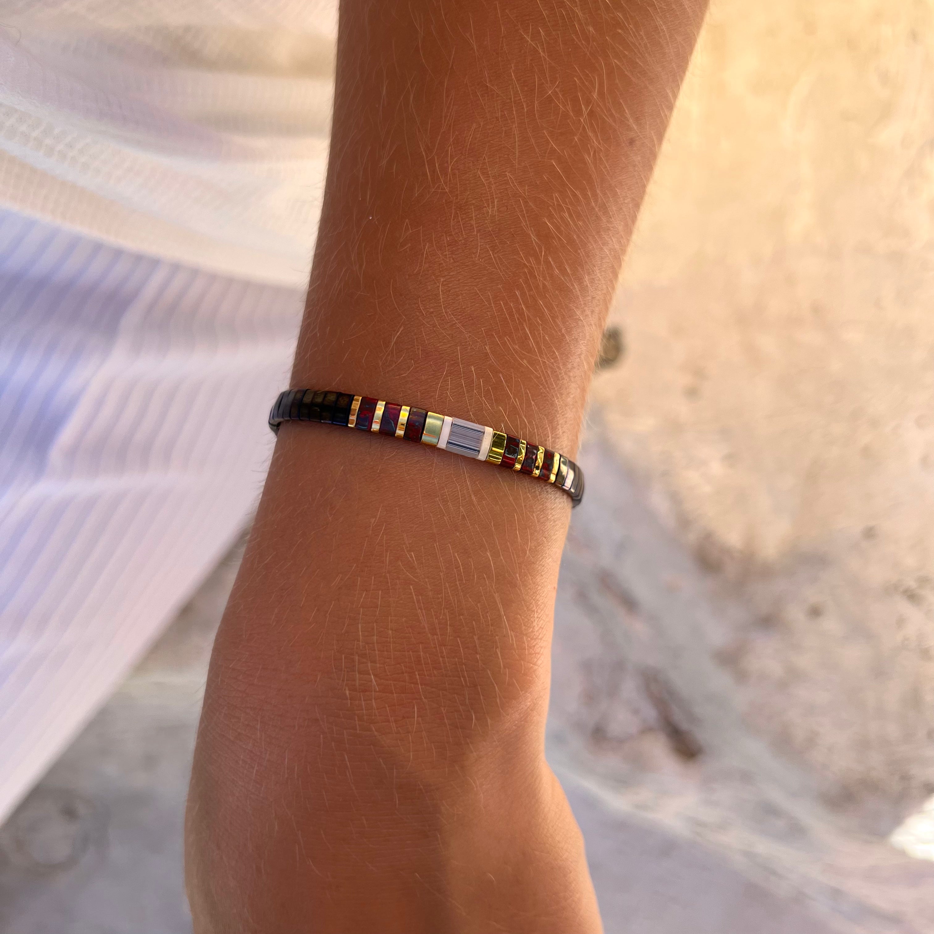 Black Rhino Classic Beaded Bracelet