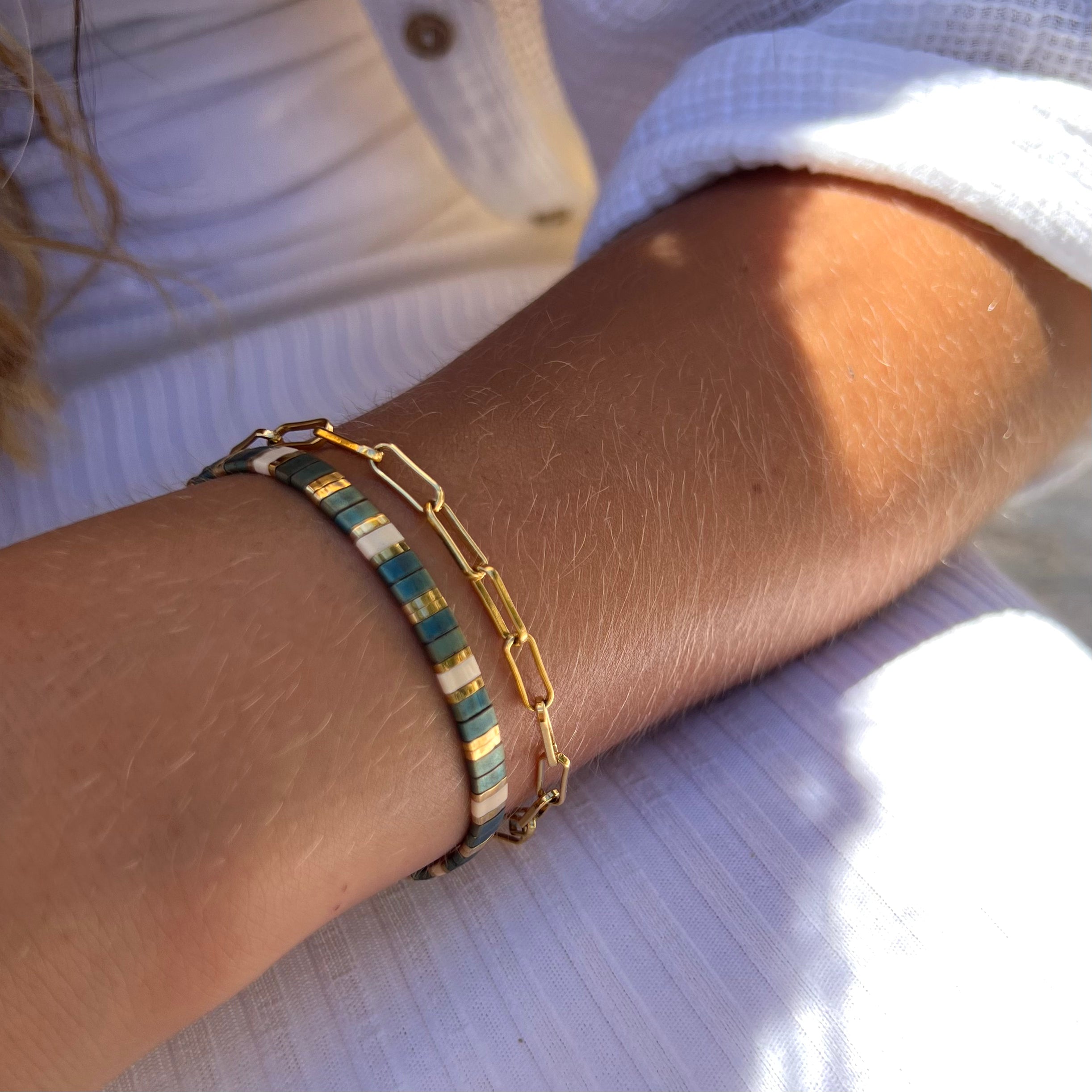 Giant Tortoise Classic Beaded Bracelet