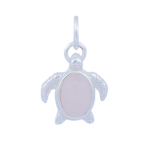 Rose Quarts Stone Sea Turtle
