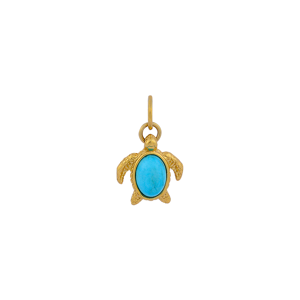 Turquoise Stone Sea Turtle